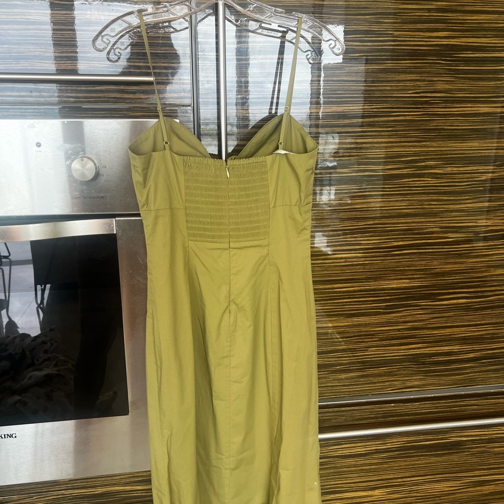 Staud Nataly Dress in Khaki - Picture 4 of 4